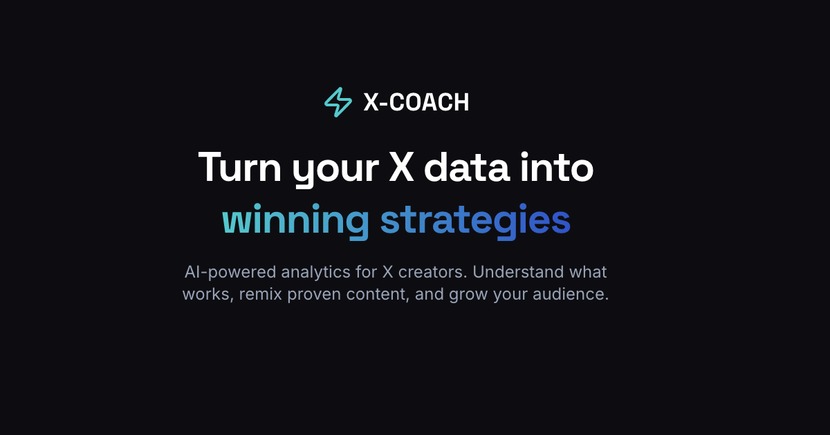 X-Coach preview